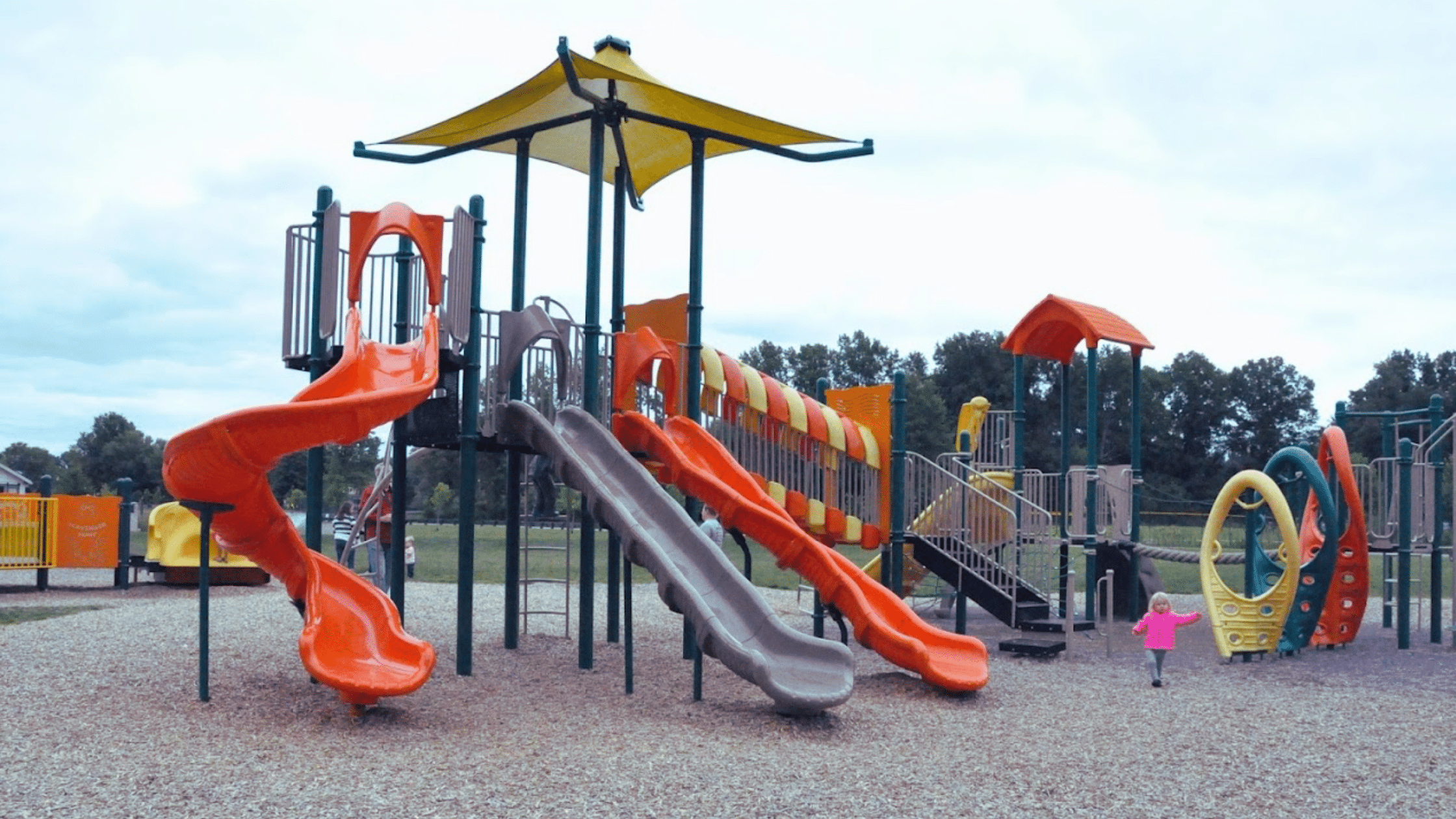 playground in cold weather