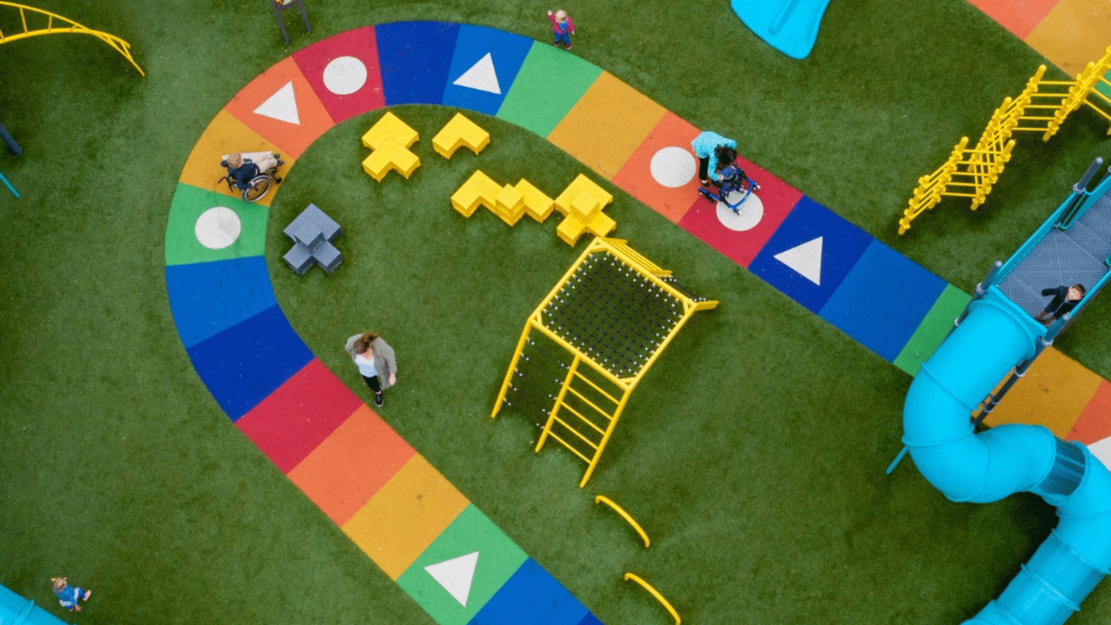 colorful playground surfacing - Psychology of Color