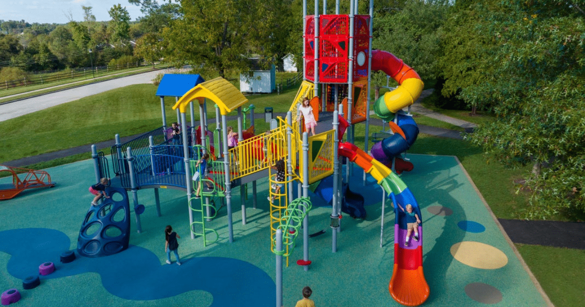 Colorful Playground Installation